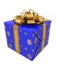Blue Gift Wrap